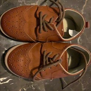 Boys brown dress shoes